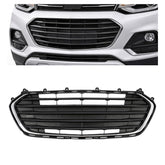 ALMULOO front grill full view showing sleek chrome finish and fitment benefit