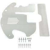 ALMULOO front profile shield showing protective coverage and fit