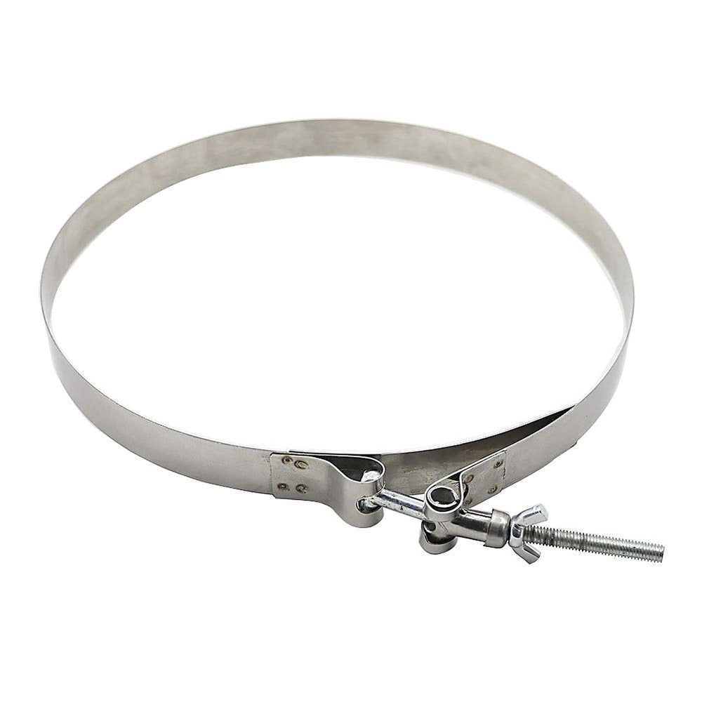 Alpha Rider front pump band front view showing robust stainless-steel construction and fast setup