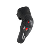 Alpinestars front view elbow protector showing fit and colorway for secure wear