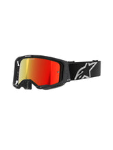 Alpinestars Vision 8 front view showing frame and mirror red lens for improved glare reduction