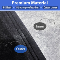 AltoCover fabric close-up texture demonstrating waterproof durability