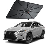 AMADAW front view on Lexus RX showing precise windshield coverage and heat reduction