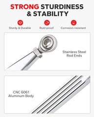 Amazicha CNC 6061 aluminum body detail for strength and durability