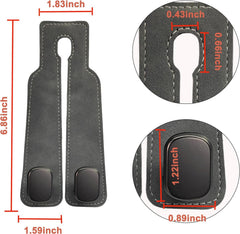 Amelity close-up of leather wrap and metal core showing durable finish