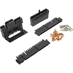 American Autowire connector close-up with terminals for precise crimping benefit