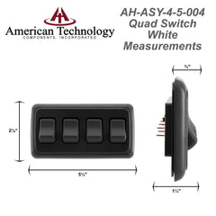 American Technology Components rear view of wiring terminals for straightforward connections