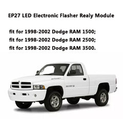 AMFRNE EP27 installed in Dodge RAM relay panel restores normal blink rate benefit