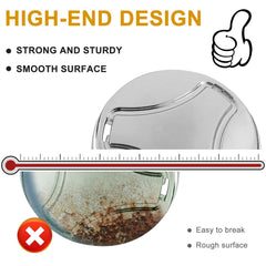 AMI PARTS side profile of ABS cap showing low-profile shape for safe agitation