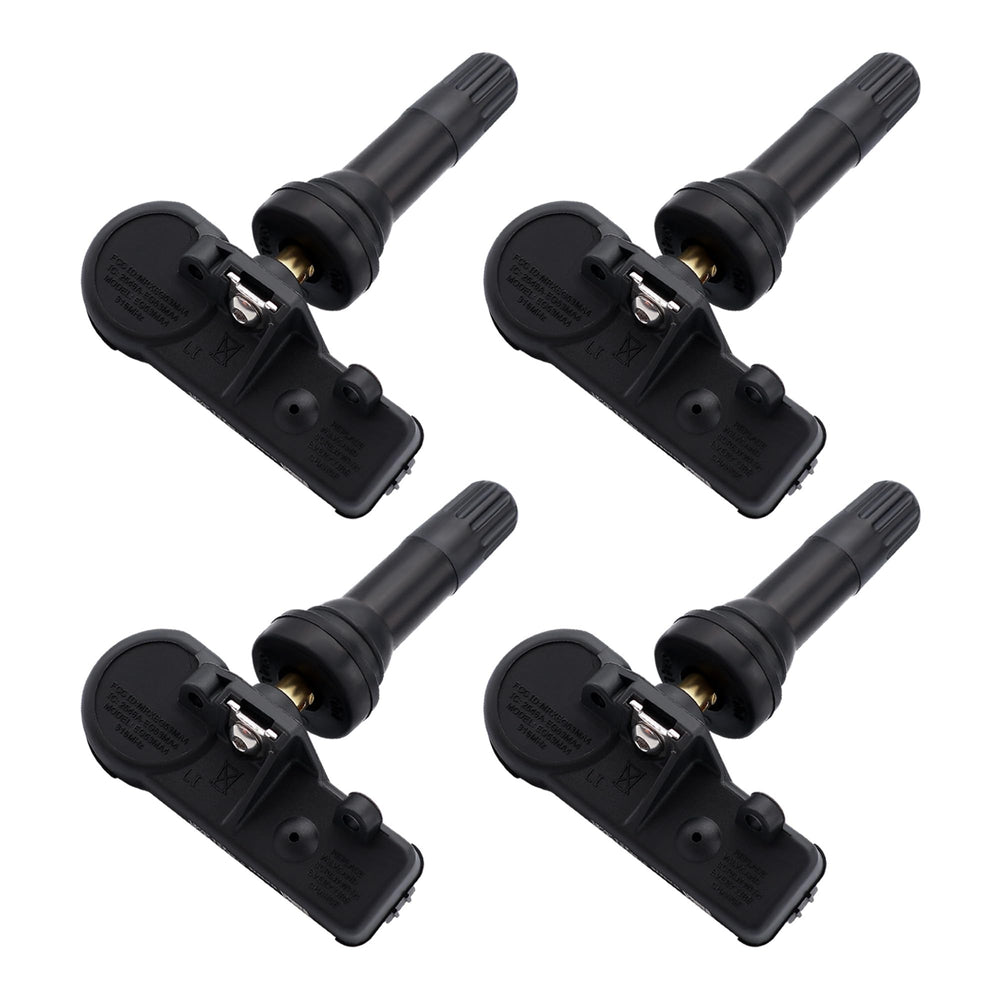 AMICAREP front view of four TPMS sensors neatly packaged showing kit completeness
