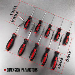 AMM ergonomic rubber handle closeup offering comfort and reduced hand fatigue