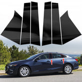 AMSPRAC front packaging showing six glossy black pillar covers and benefits