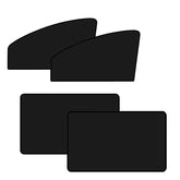 AMZAUTO triangular front shade mounted showing instant privacy and sun reduction