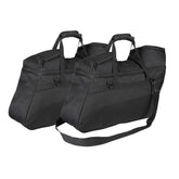 ANASES front view of saddlebag liners showing fit and shape for easy packing