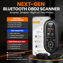 ANCEL BD310 angled plug in OBD2 port offering quick connection benefit