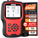 ANCEL BM700 PRO front view showing rugged housing and easy buttons for durable use