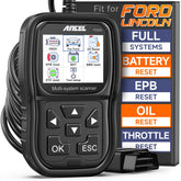 ANCEL FD500 front panel showing buttons and display for easy diagnostics