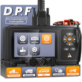 ANCEL HD430 front display showing menus and faster diagnostics benefit