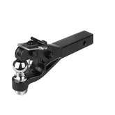 ANGCOSY front view of pintle hook assembly showing heavy-duty construction and reliability