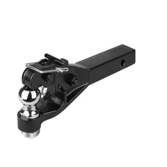 ANGCOSY front view of pintle hook assembly showing heavy-duty construction and reliability