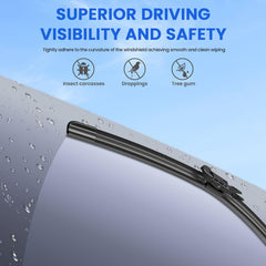 ANIKLUIM close-up of natural rubber edge for streak-free wiping