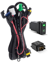 Anina front packaging showing harness kit and components, improves install speed