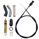 Aniro Moto front packaging showing cable and plunger for clear fit verification