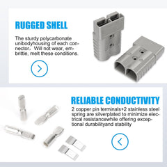 ANKG installed on RV battery leads demonstrating quick connect convenience and safety