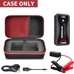 ANKHOH open case with NEXPOW jump starter inside showing organized storage benefit