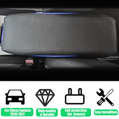 ANMOSVO textured leather surface detail providing comfortable arm support