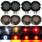 ANONEMOTO front view of LED turn signal showing plug-in benefit