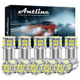 Antline front view packed bulbs showing bright white LEDs and quick upgrade benefit