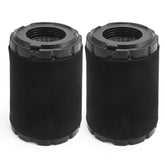 Anxingo front view of air filter and pre-filter set showing complete kit and packaging benefit: easy replacement