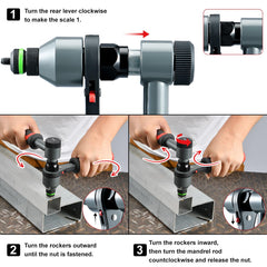 AOBEN rivet nut tool rivnuts pile displaying varied sizes and ready-to-install convenience