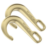 AODESTINY front view of two J-hooks showing shape and strength