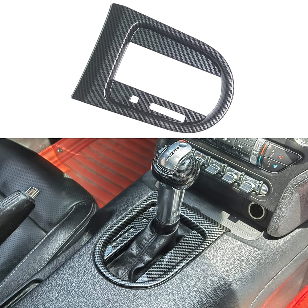 AOKIO front view of gear shift panel cover showing clean upgrade benefit