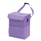 AOKJOY front view with lid closed showing tidy containment benefit