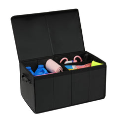 AOKJOY top view with lid open showing secure cover and organized interior access