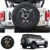 Aolowewin front view cover on Bronco protecting spare and enhancing exterior