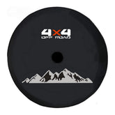 Aolowewin front cover on Jeep spare tire showing clean fit and protection