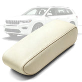 AOMSAZTO front view of beige armrest cover showing clean fit and refreshed look