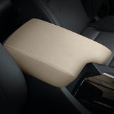 AOMSAZTO front view of beige armrest cover showing fit and finish benefit