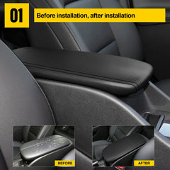 AOMSAZTO close-up of black stitching for durable interior upgrade