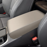 AOMSAZTO front view beige console cover shows neat fit and protection
