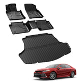 AOMSAZTO front floor mats showing precise fit and protection