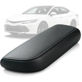AOMSAZTO front view of black armrest cover showing fit and protection
