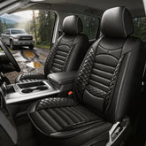 AOMSAZTO front seat covers full set showing tailored fit and protection