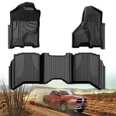 AOMSAZTO front mats flat view showing full coverage and protection