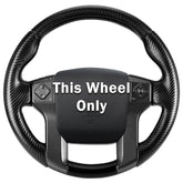 Aotoyou front view on steering wheel showing sleek upgrade and protection