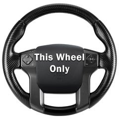 Aotoyou front view on steering wheel showing sleek upgrade and protection